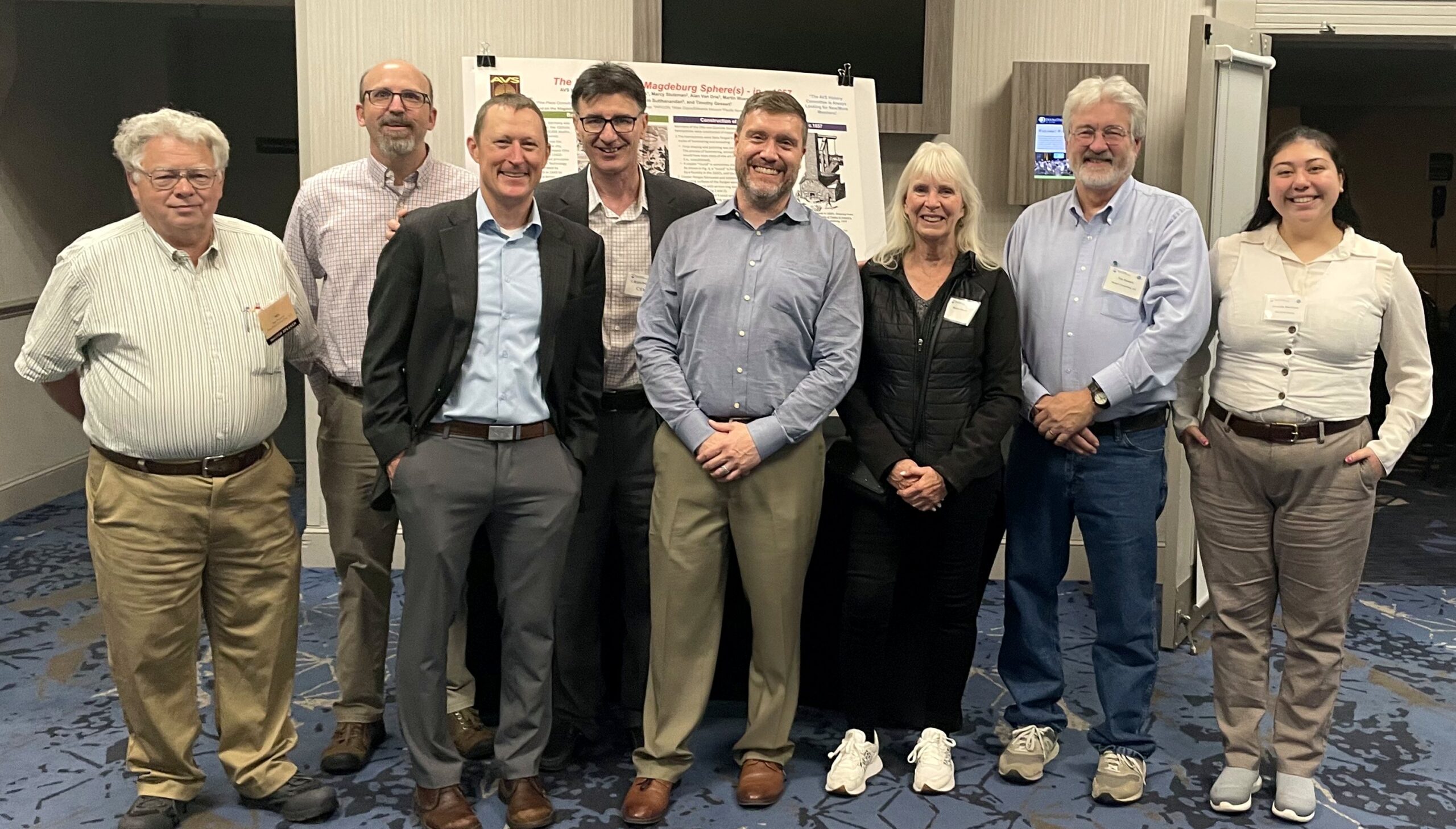 RMCAVS Board Members from left to right: Andrew Cavanagh, Steve Harvey, Cristian Ciobanu, Lorelle Mansfield, Rosine Ribelin, Tim Gessert, and Neil Peacock